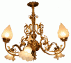 Lampe-Hängelampe um 1900